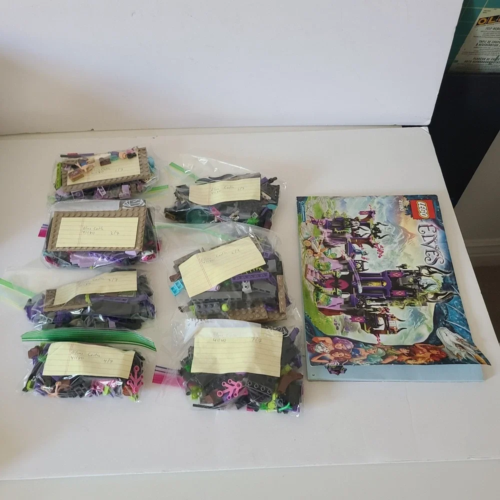 Lego Elves Ragana's Magic Shadow Castle 41180 with Manual almost complete
